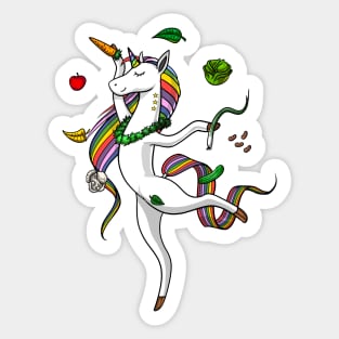 Unicorn Vegan Magical Vegetarian Sticker